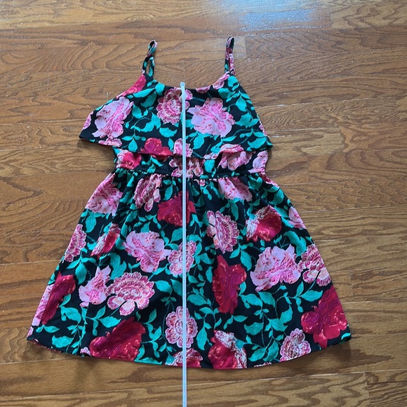 Elle Size Large Floral Print Dress - Picture 3 of 7